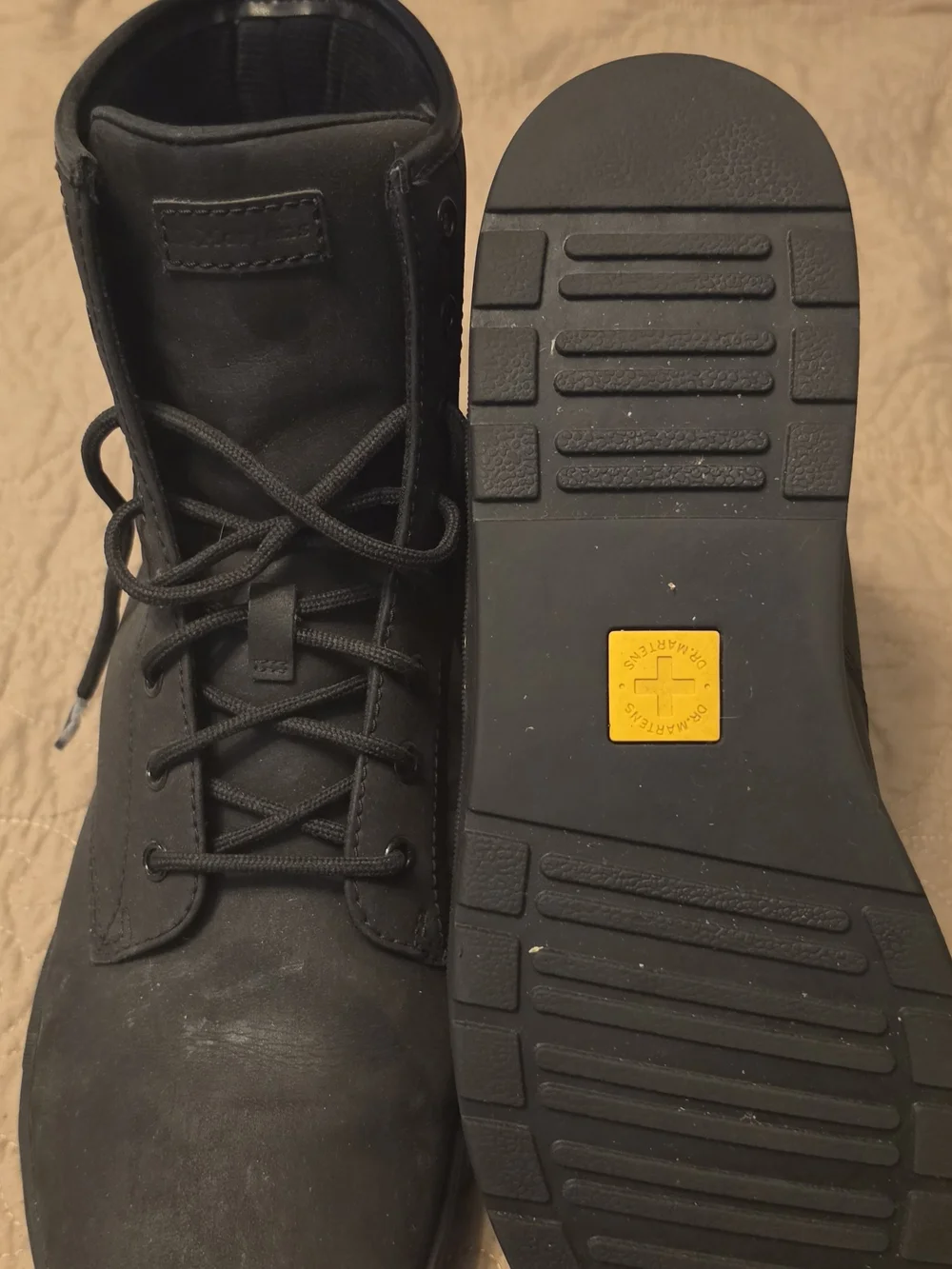 Dr. Martens Men's Black Lace-Up Ankle Boots